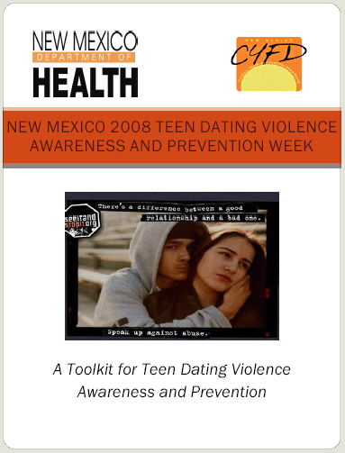 Click here to go to Teen Domestic Vioence Toolkit.